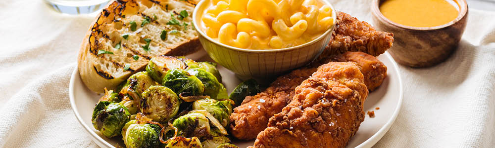 3 chicken tender plate