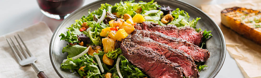 grilled steak salad