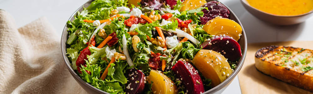 local mixed beet salad