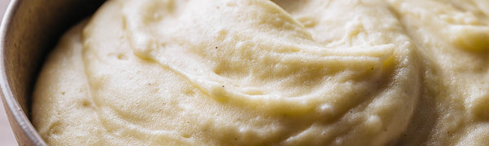 mashed organic potatoes